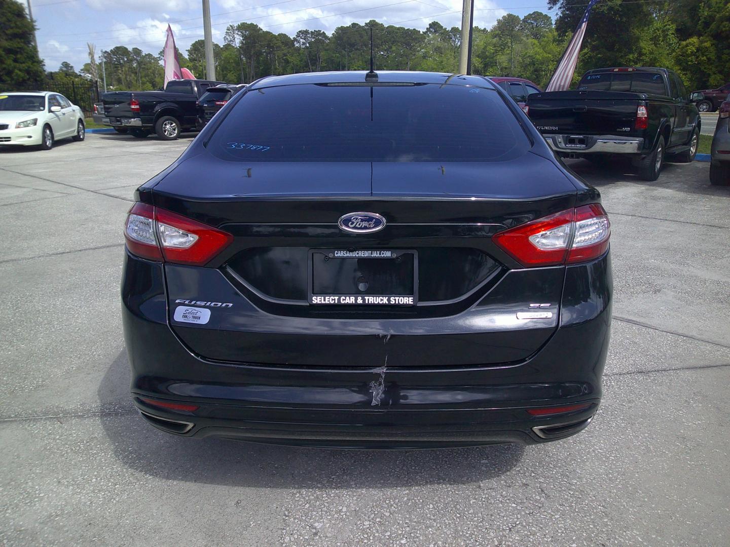 2013 BLACK FORD FUSION (3FA6P0H91DR) , located at 390 Hansen Avenue, Orange Park, FL, 32065, (904) 276-7933, 30.130497, -81.787529 - Photo#3